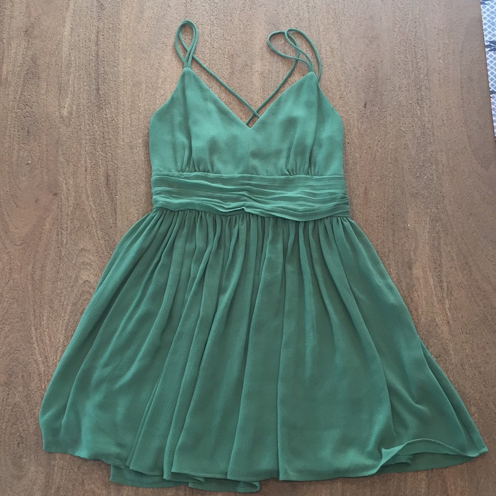 BB Dakota Green Mini Dress.